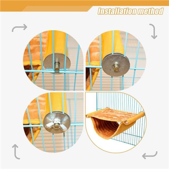 Bird Nest House Winter Warm Parrot House Bed Hammock Tent Toy Bird Cage Perch - Picture 4 of 8